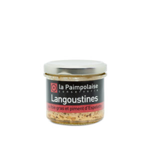 Langoustines au foie gras de canard et piment d'espelette