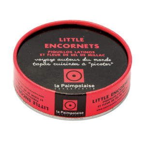 Little encornets, piquillos latinos et fleur de sel de Millac (tapas 100g)