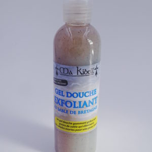 Gel douche exfoliant au sable de Bretagne