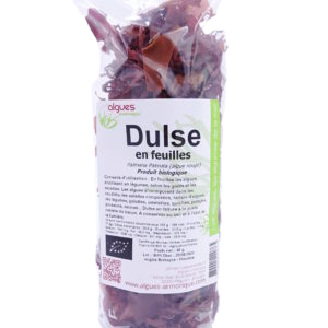 Sachet d'algues dulse séchées récoltées en bretagne