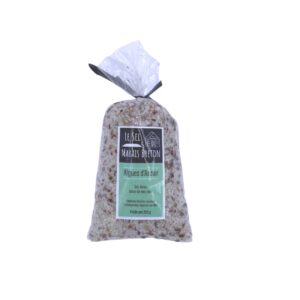 Sachet de préparation à base de sel marin breton agrémenté d'algues