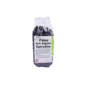 Pâtes aux algues spiruline biologique de Bretagne.