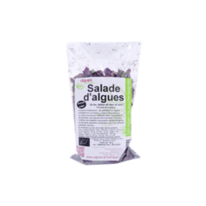 Sachet de salade d'algues prête à déguster.