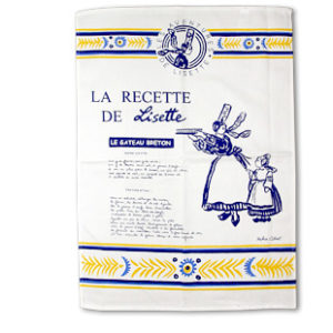 Torchon recette de Lisette, le gâteau breton