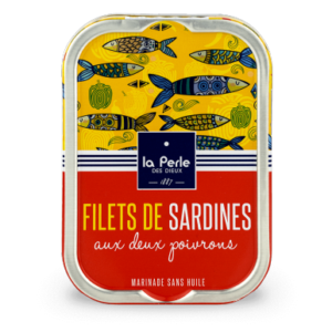 Boite de filets de sardines aux deux poivrons