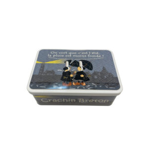 Boite métallique mam goz crachin breton.