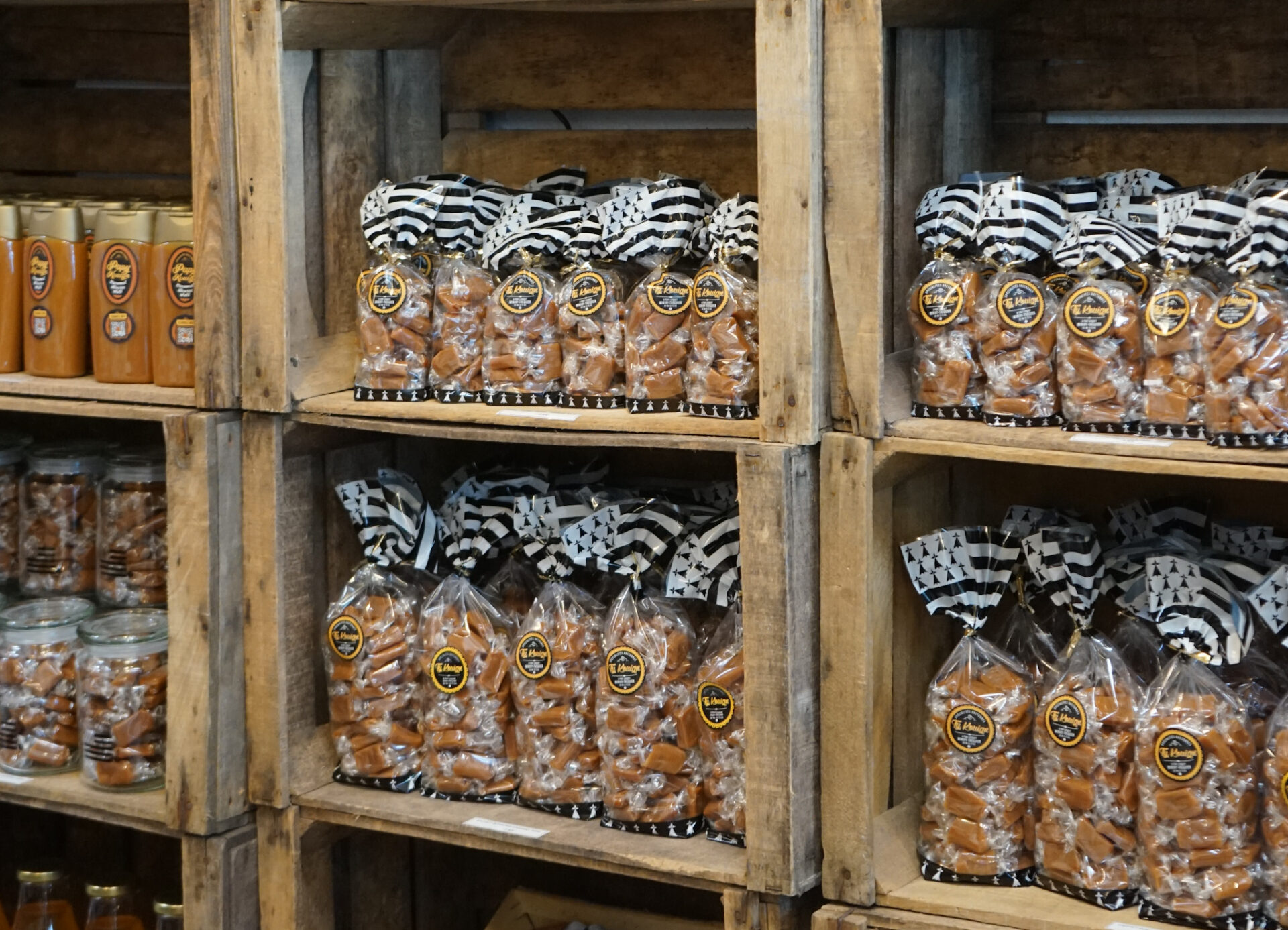 4 sachets de bonbons caramel 180g à 20€