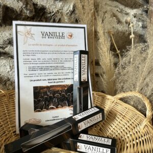 Gousse de vanille de bretagne.