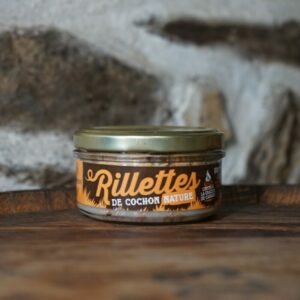 Rillettes de cochon nature.