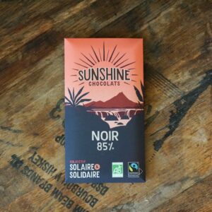 Tablette chocolat noir 85% bio.